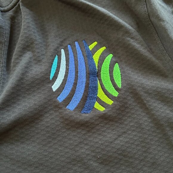 Nike Men's Black Polo Shirt Size L – Performance Golf/Tennis Activewear - Picture 2 of 8